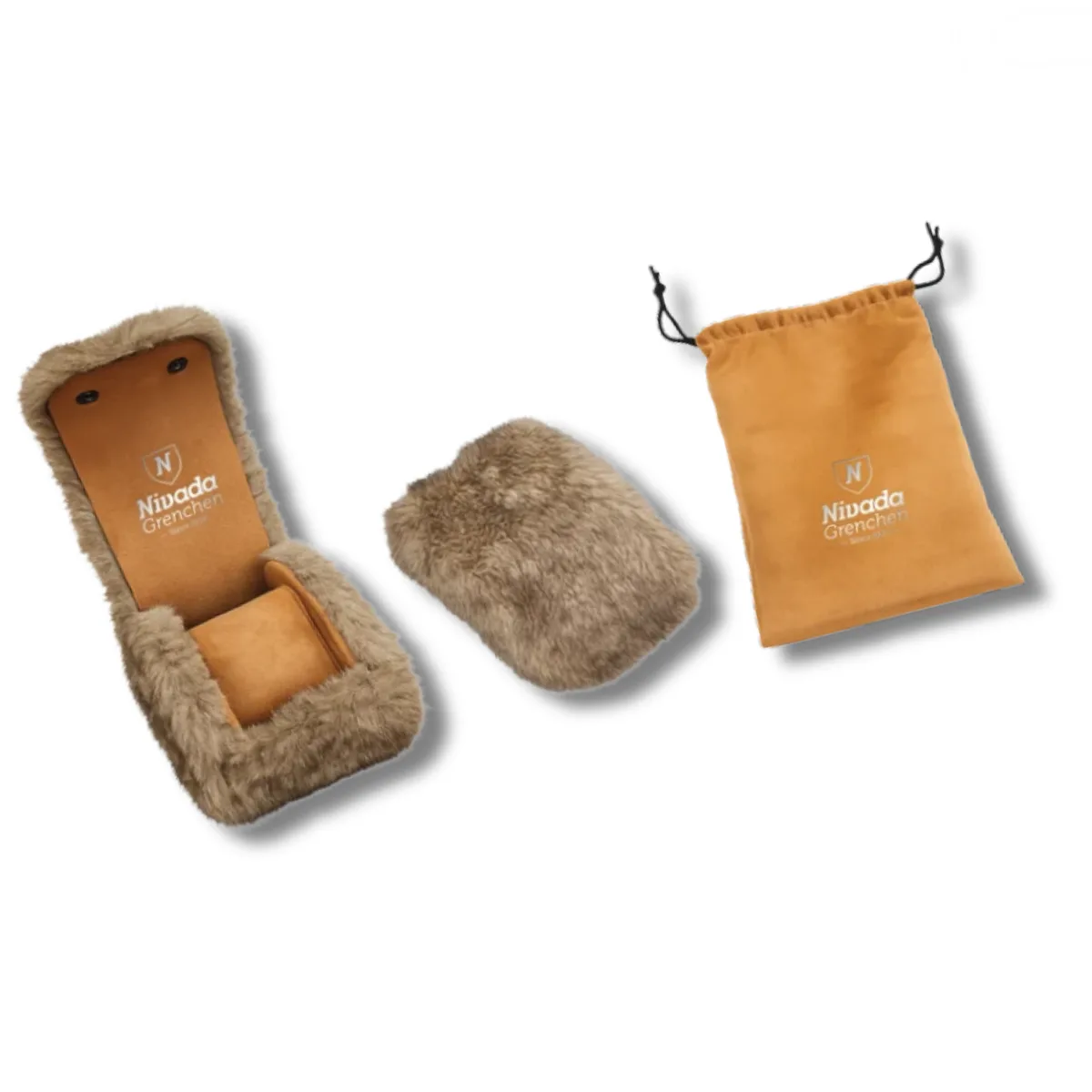 Estojo de pelo sintético e bolsa de viagem do Nivada Grenchen Antarctic Erotic