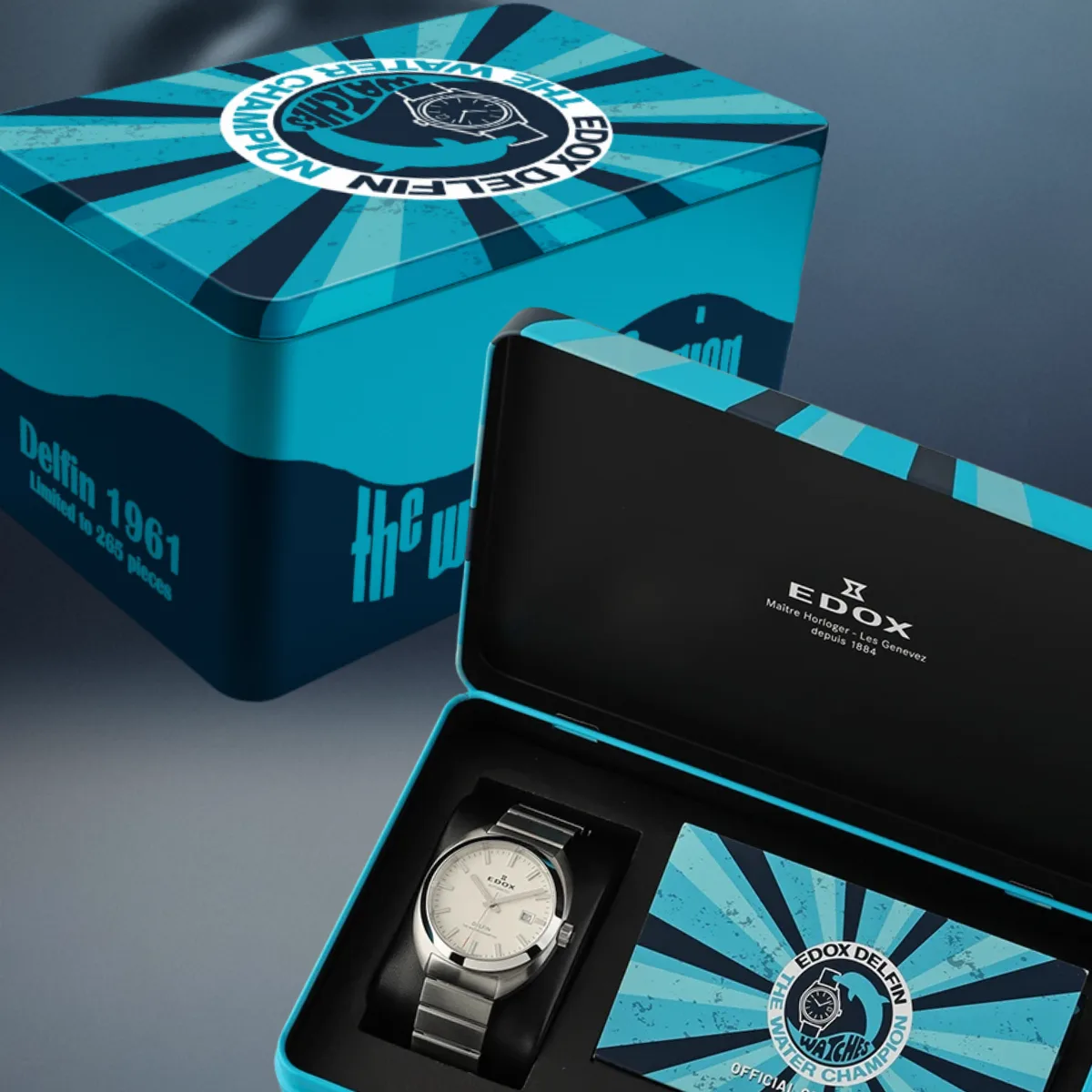 Edox Delfin The Original – CADA DETALHE COMEÇA PELA CAIXA