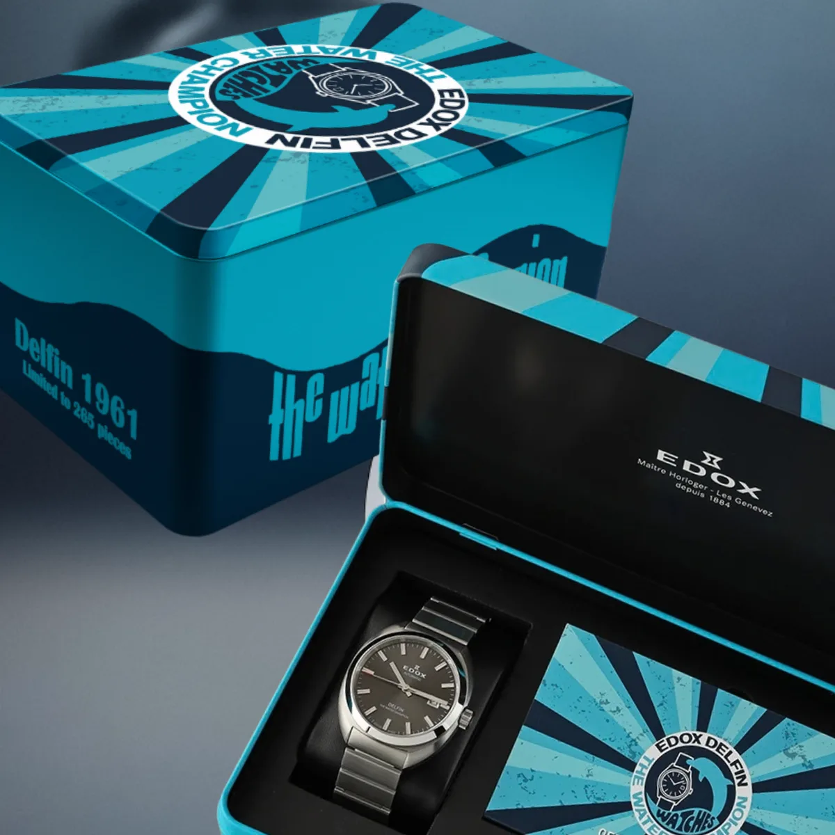 Edox Delfin The Original – CADA DETALHE COMEÇA PELA CAIXA