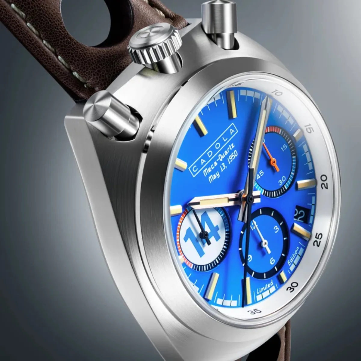 Cadola Testa Di Toro Chronograph Yves Giraud-Cabantous 14 CD-1074-03 – DOIS BOTÕES. DOIS CHIFRES. UMA IDENTIDADE.