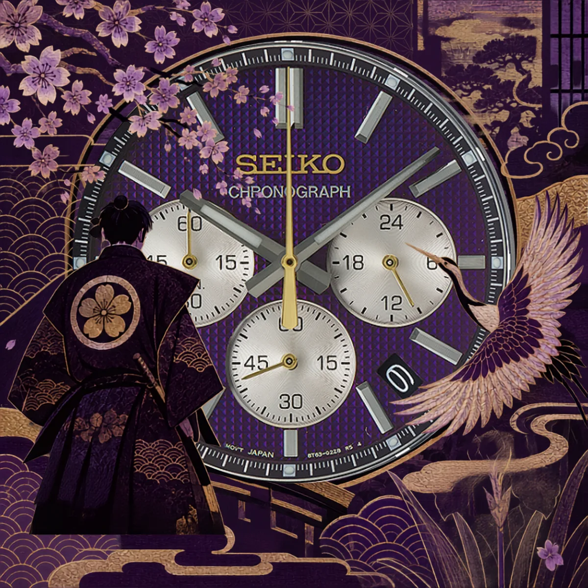 Seiko Cronograph Limited Edition – Edo Purple